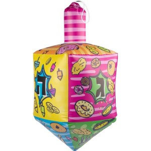 Picture of Inflatable Dreidel Hanging Decoration Jumbo Size Multi Color 32"